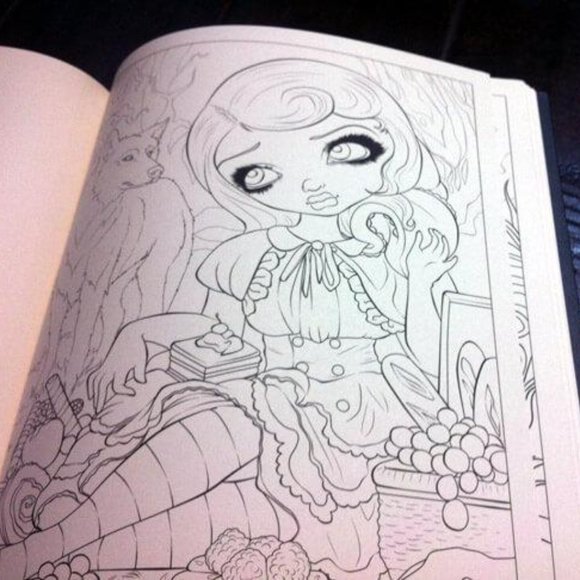 Other | Jasmine Becketgriffith Halloween Coloring Book | Poshmark